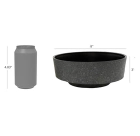 The HC Companies Capri Bowl indoor-outdoor use suits small plants and decorative arrangements.