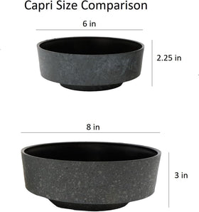 The HC Companies Capri Bowl display on a table or shelf adds modern style.
