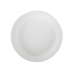 The HC Companies flower pot saucers for indoor and outdoor use supporting an 8-inch pot.
