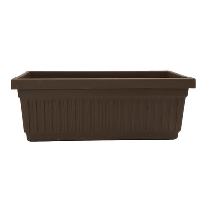The HC Companies Venetian window planter box with fluted design on sill for elegant display