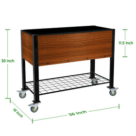 The Home Cult self-watering planter box delivering steady moisture to the roots.