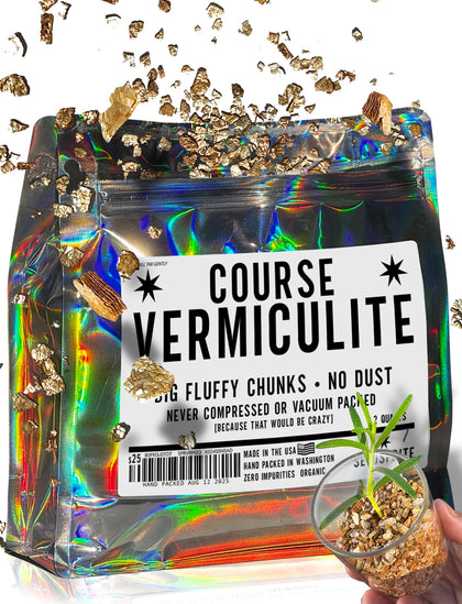 The Kinder Company coarse vermiculite 2qt pack for gardening supports seed germination and healthy roots