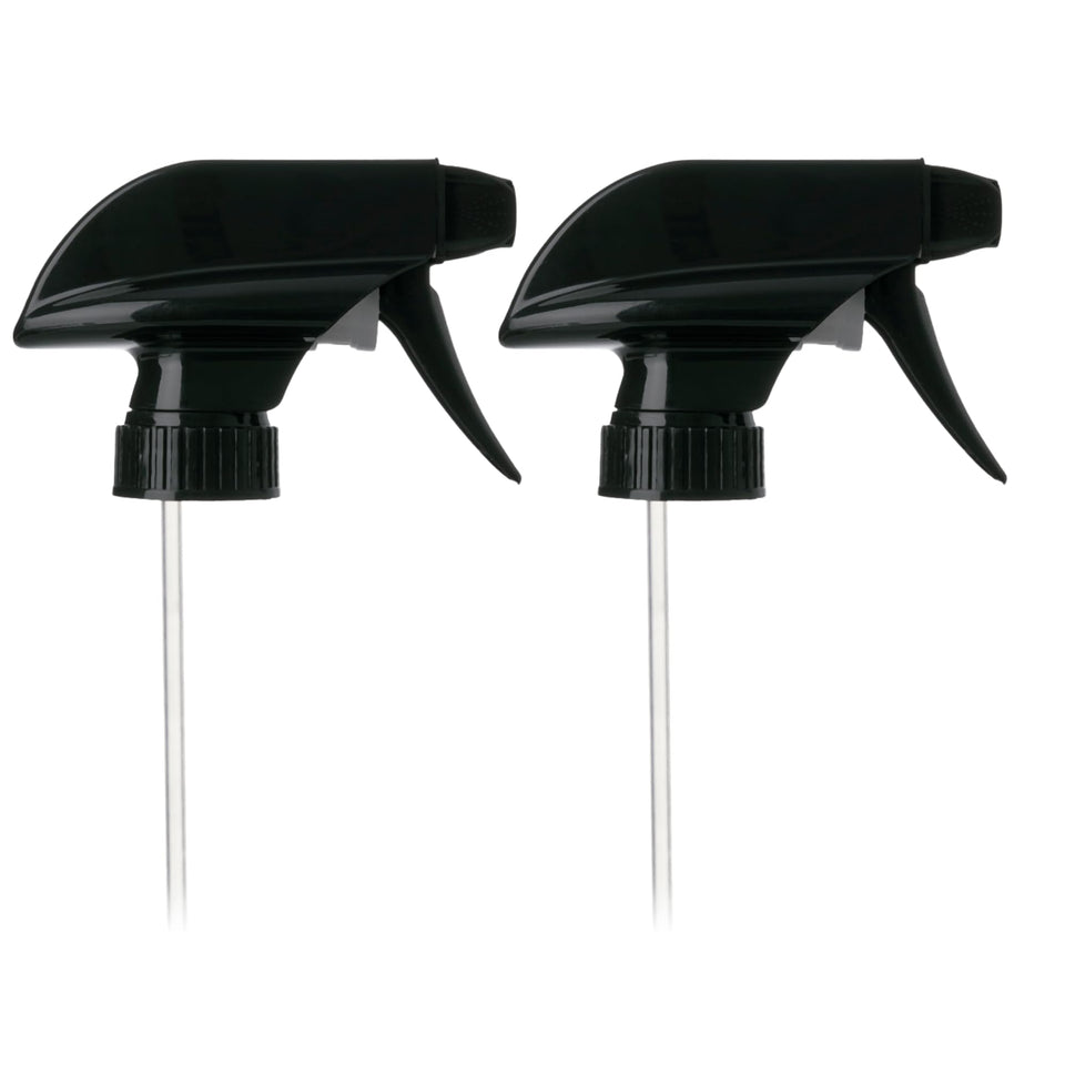 The Kombucha Company 28-400 black trigger sprayer closeup for durable daily use