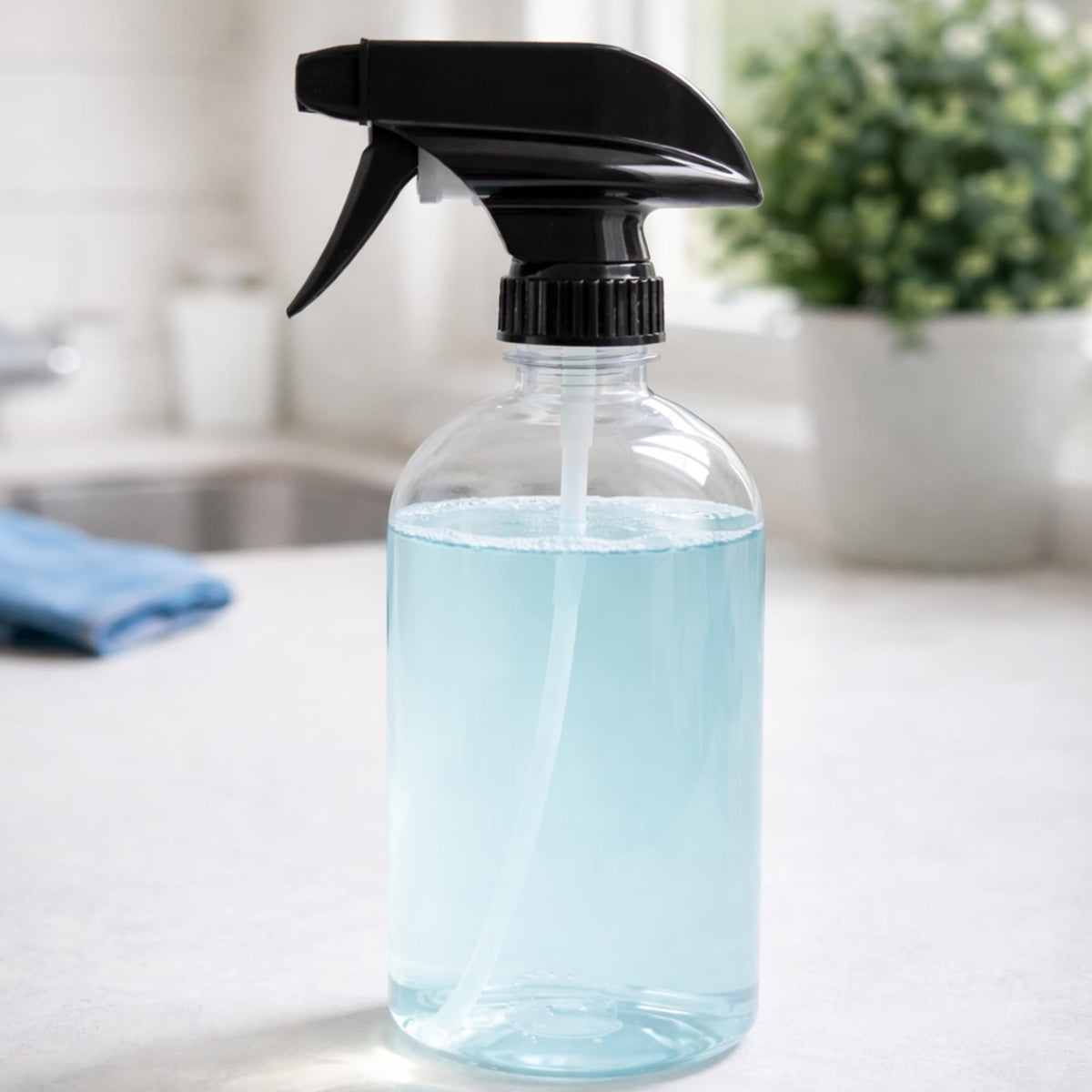 9.25-inch dip tube helps reach bottle bottom with The Kombucha Company sprayer