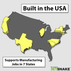 The Original JetSnake system compatibility guide shows 110V use and adapter options.
