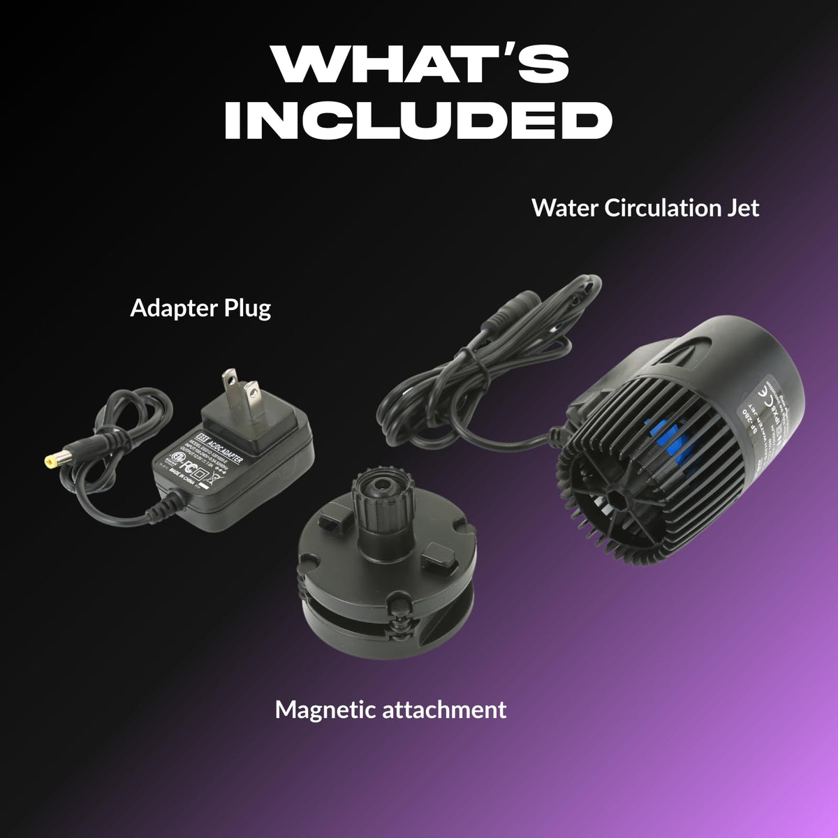 Ice Pod compatibility ensures reliable circulation with both pod sizes.
