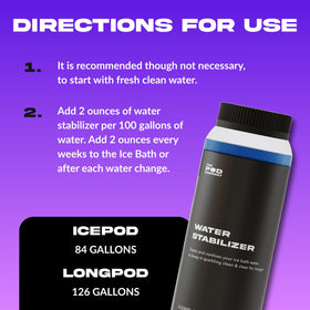 The Pod Company Water Stabilizer with Long Pod maintaining balanced cooling water