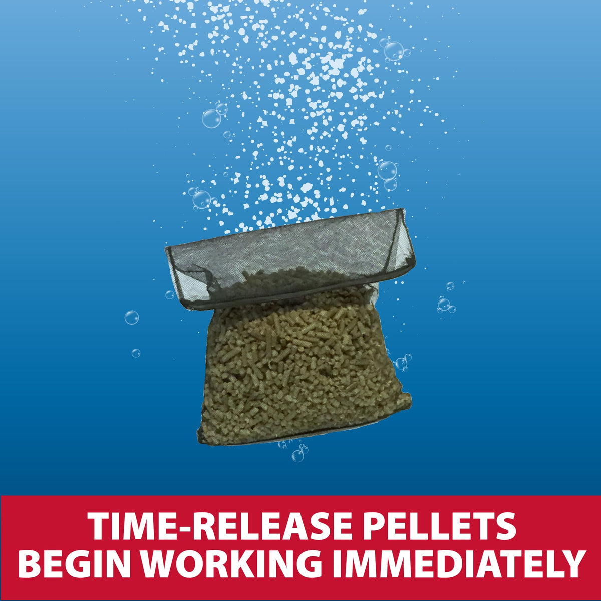 Pellets in a water feature by The Pond Guy delivering gentle clarity