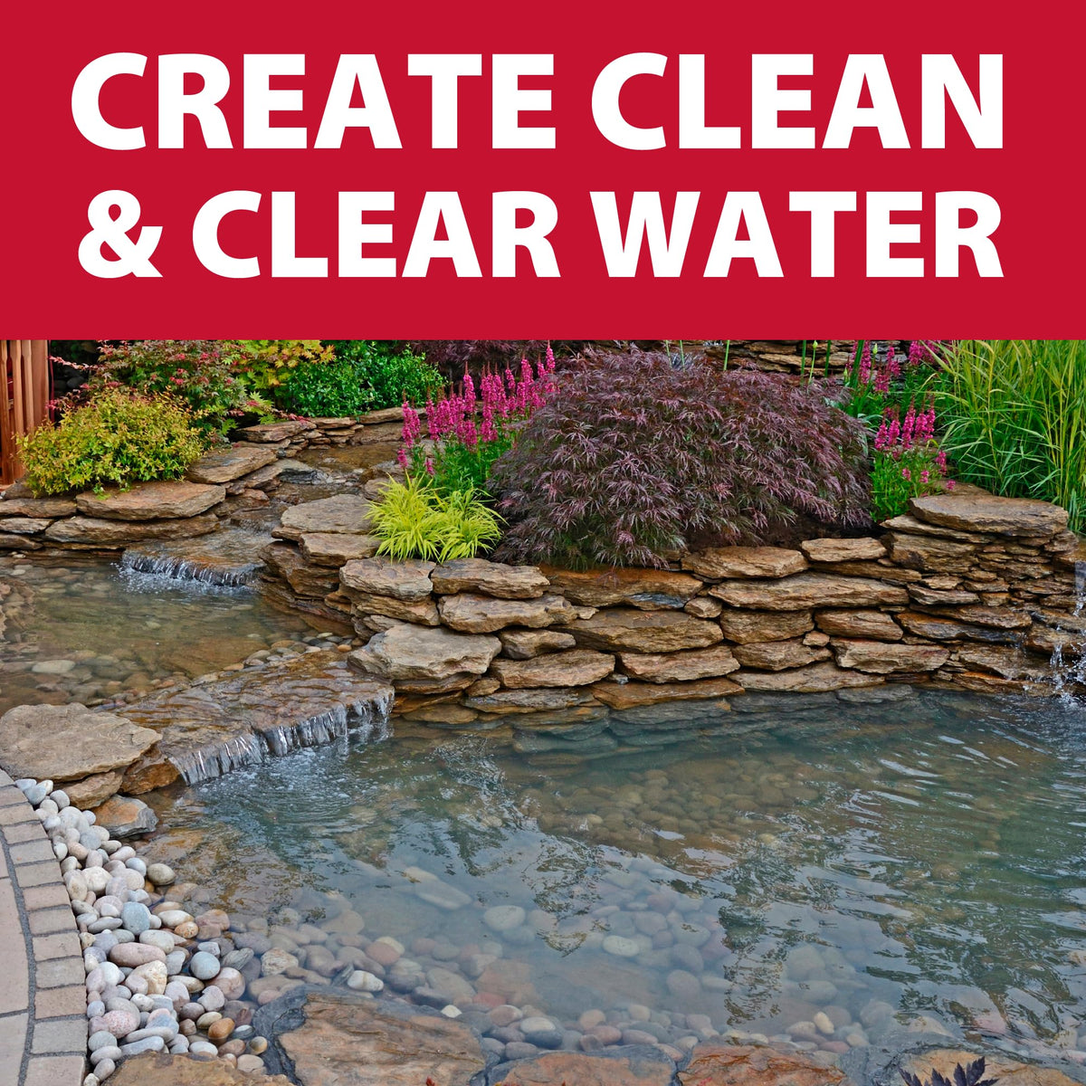 The Pond Guy Seasonal Defense being poured gently into a pond for quick start.