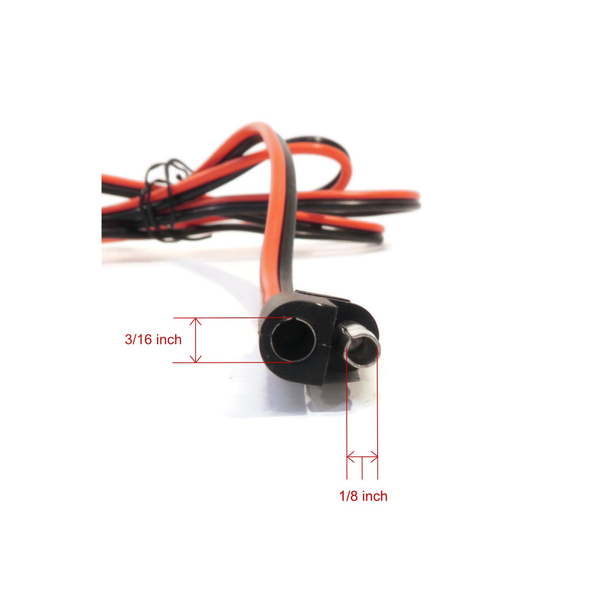 The ROP Shop battery-to-pump harness; easy on-vehicle power hookup.