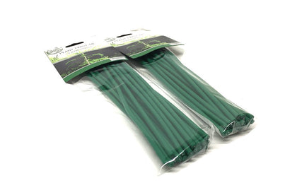 The UM24 plant twist tie set: flexible green-coated ties secure stakes and trellises.