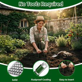 Easy-to-assemble Thealyn trellis saves time with tool-free setup for quick installation.