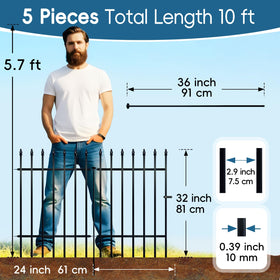 Thealyn fence's rust-resistant coating withstands weather and outdoor exposure.