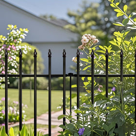 Thealyn fence blocks small animals while preserving airflow in your garden.