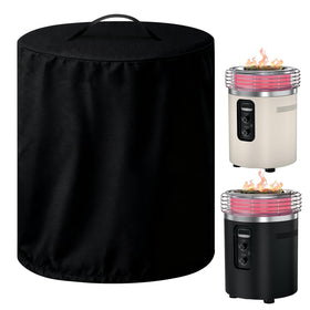 TheClouds Ninja Fireside360 cover front view protects the fire pit from rain and dust.
