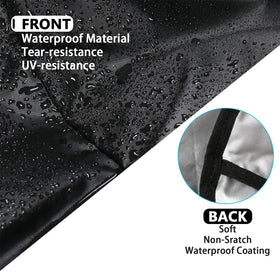 Buckles and elastic bands on TheElves cover for quick secure fit.