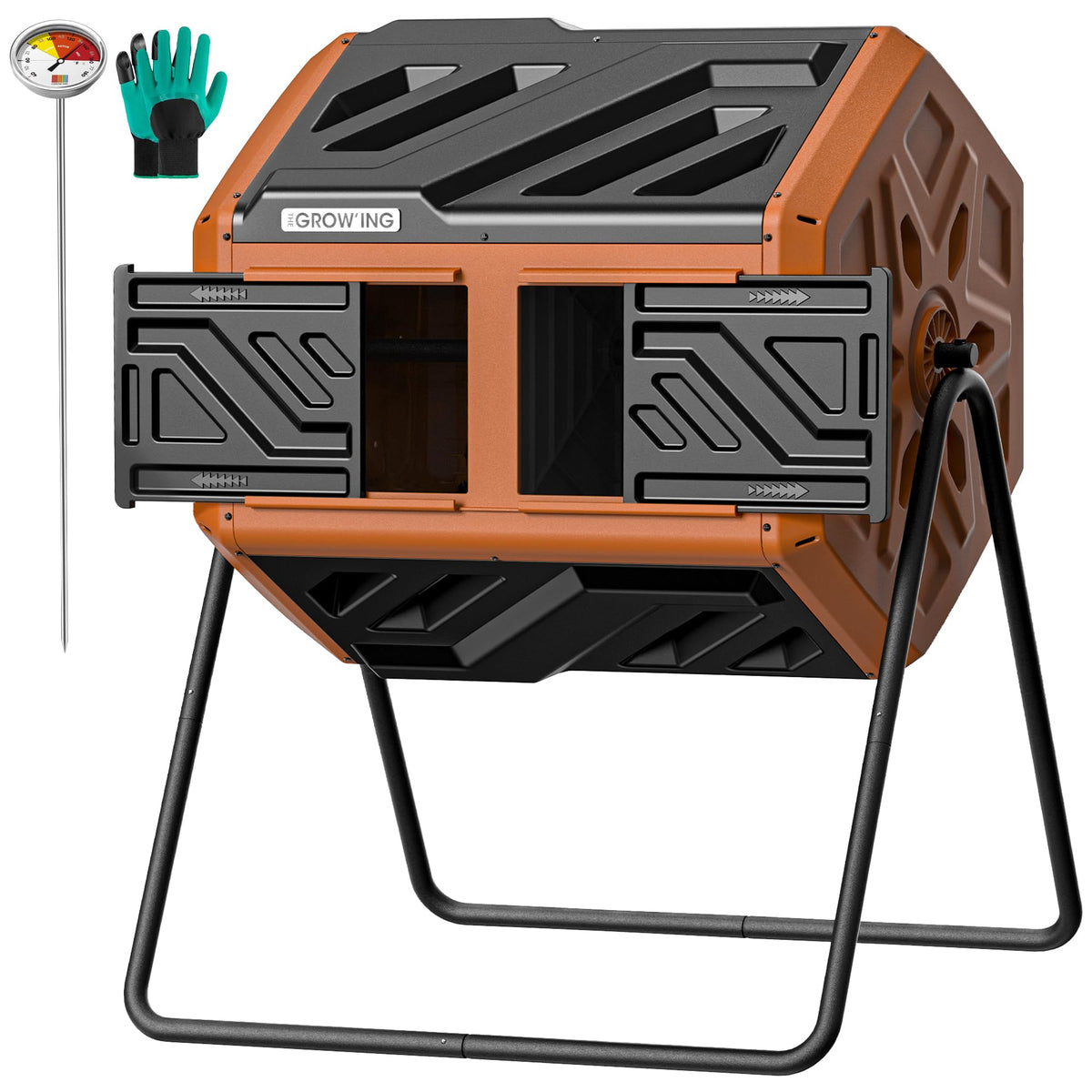 The Grow'Ing 43-gallon dual chamber assembly enables ultra-fast setup.