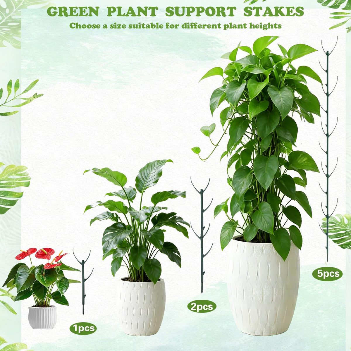 Theifofoxone coir moss pole mimics a natural trunk to encourage aerial roots