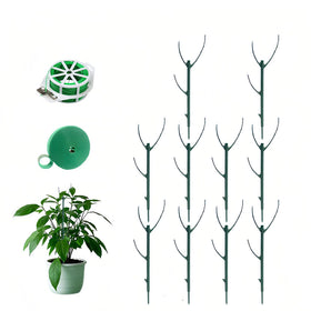 Theifofoxone stackable monstera moss pole assembly supports climbing vines for a lush upward growth