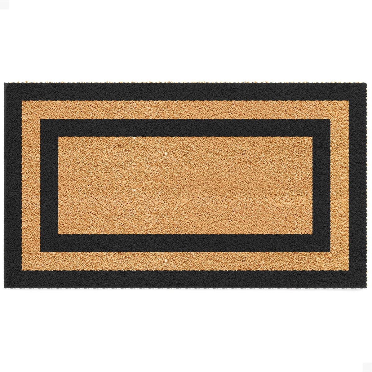 Theodore Magnus Borderline door mat at the entry with a welcoming design.