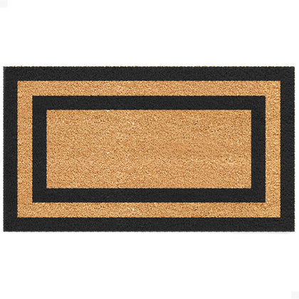 Theodore Magnus Borderline door mat at the entry with a welcoming design.