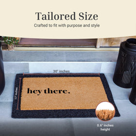 Theodore Magnus door mat durable-coir-fibers highlight natural durability for daily use.
