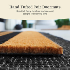 Indoor-outdoor friendly Theodore Magnus mat fits covered porches and foyers.