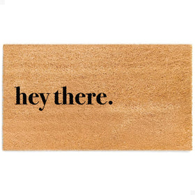 Theodore Magnus door mat welcome-front-door adds curb appeal while trapping dirt.