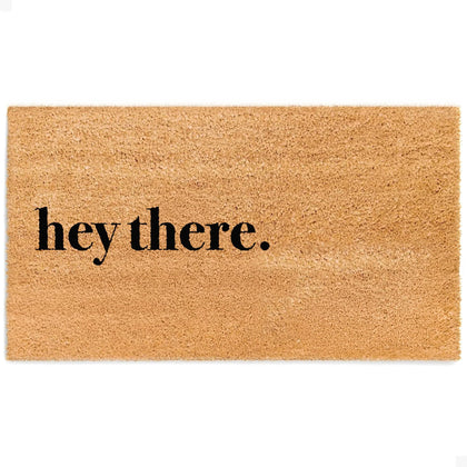 Theodore Magnus door mat welcome-front-door adds curb appeal while trapping dirt.