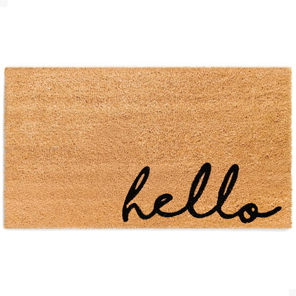 THEODORE MAGNUS door mat welcome front entrance shows timeless design for entry appeal