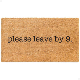 The Theodore Magnus funny door mat greets guests with durable coir for daily entry.
