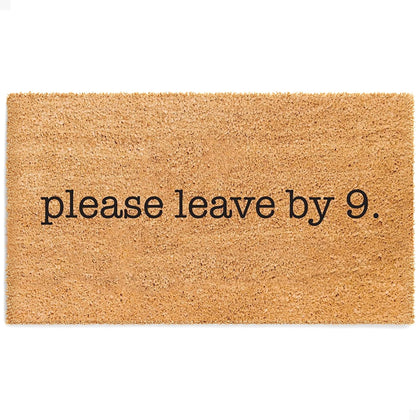 The Theodore Magnus funny door mat greets guests with durable coir for daily entry.