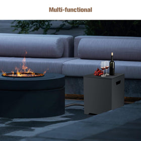 ThermoMate fire pit-ready setup complements patio lounging