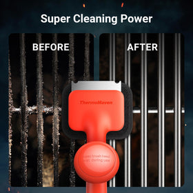 Heat-resistant ThermoMaven brush endures high temperatures for thorough cleaning sessions.