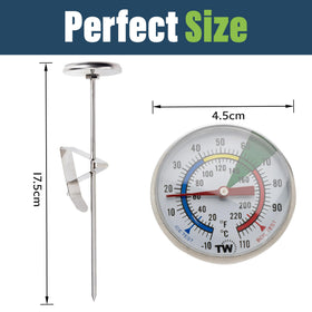 Thermometer World yogurt-making thermometer for fast, accurate readings.