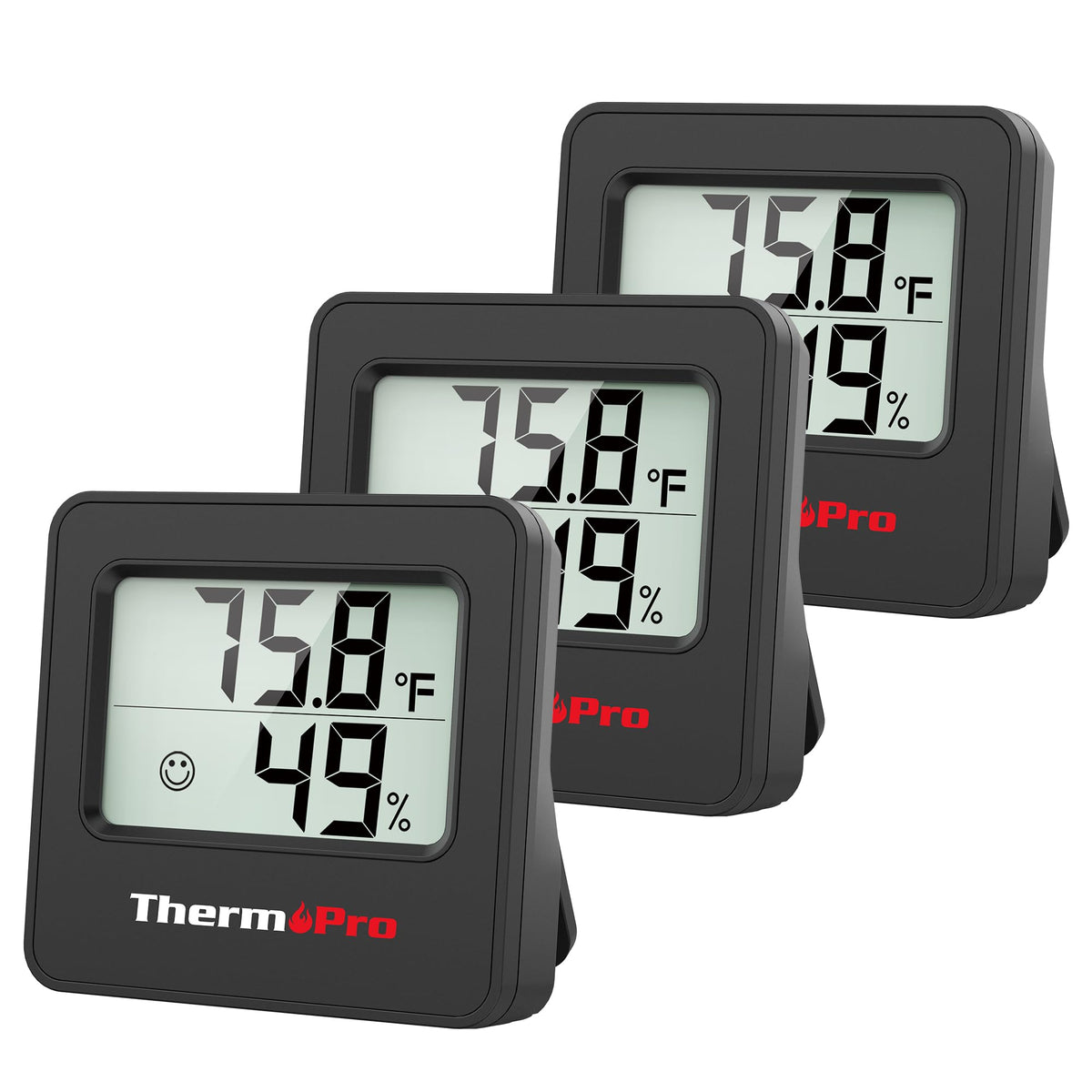 ThermoPro TP157 precise temperature and humidity data at a glance.
