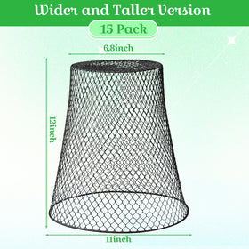 Therwen garden stakes pack supports cloche stability in soil.