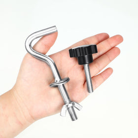 Therwen heavy-duty hardware supports up to 550 pounds for multi-person use.