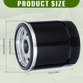 Therwen five-pack oil filter body view highlighting durable construction