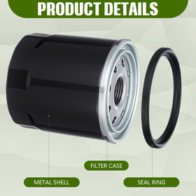 Therwen oil filter gasket close-up showing durable rubber sealing