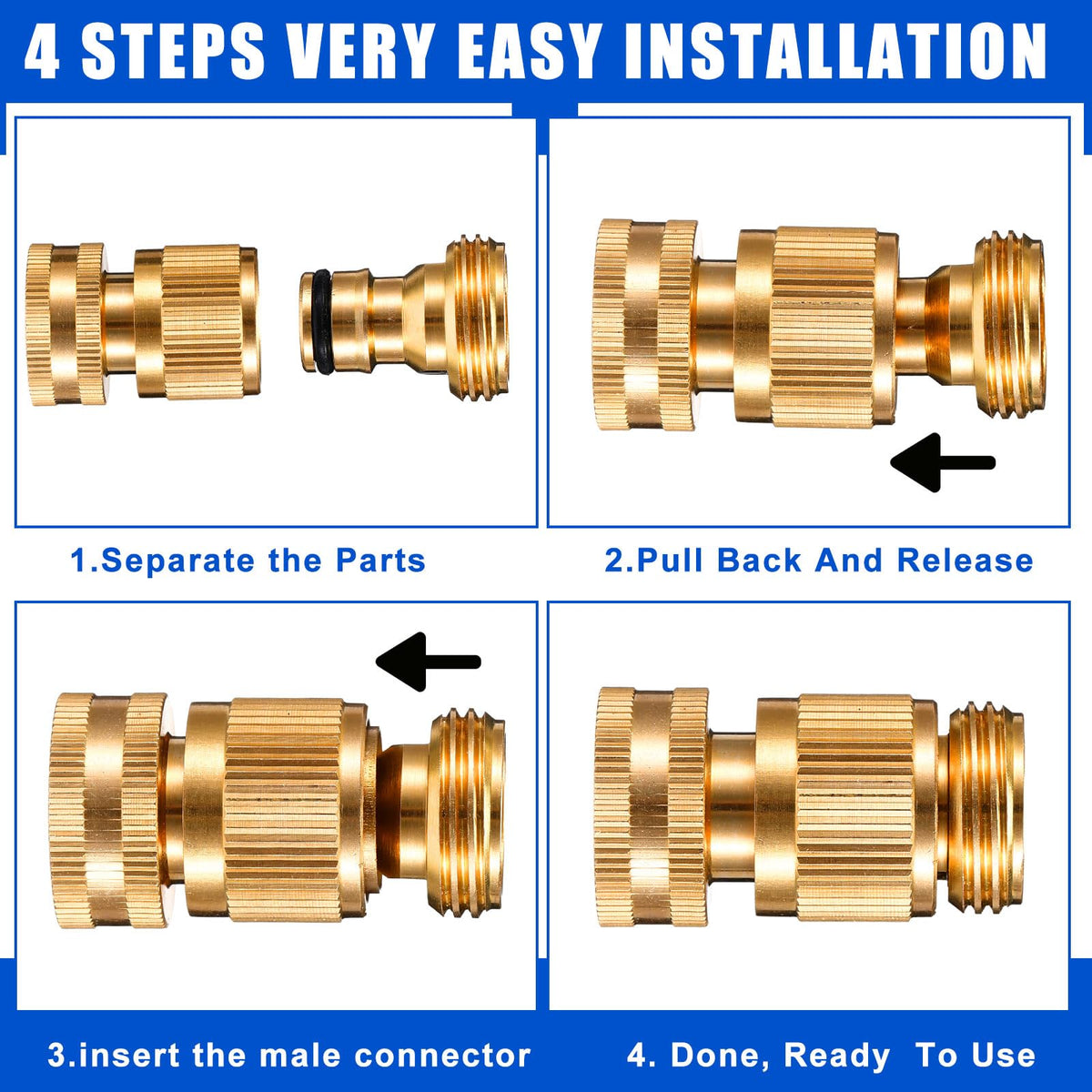 Therwen one-handed connection design makes tool switching effortless.