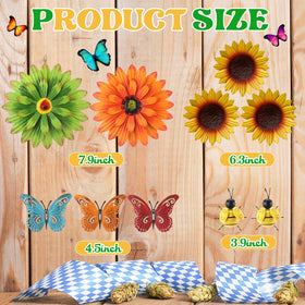Therwen sunflower wall decor brings sunny vitality to spaces.