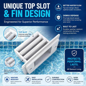 Compatible with most standard overflow drains for broad fit.