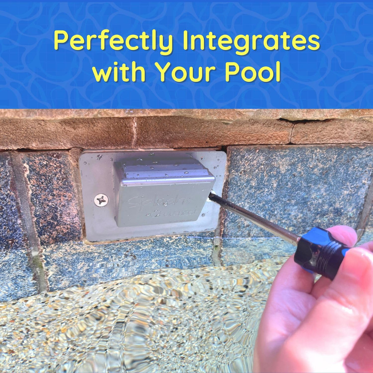 The Skimmie Splash Guard maintains a steady water level for easier maintenance.