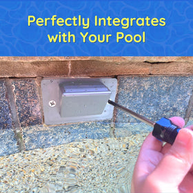 The Skimmie Splash Guard maintains a steady water level for easier maintenance.