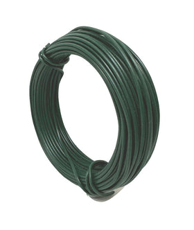 THE UM24 50ft garden wire with heavy-duty green coating for sturdy plant support