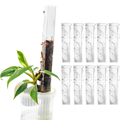 THICCLY GrowPole small front-opening D-shaped moss pole supports Monstera climbing plants for vertical growth