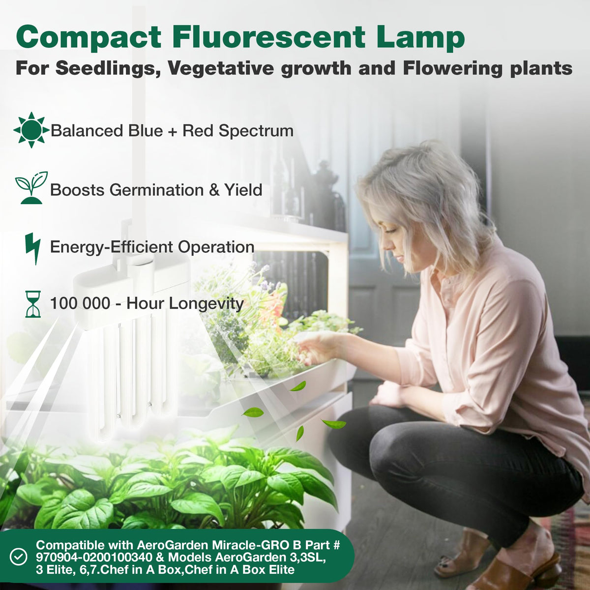 Think Crucial fluorescent-garden-light-compat supports natural-spectrum illumination for stronger growth