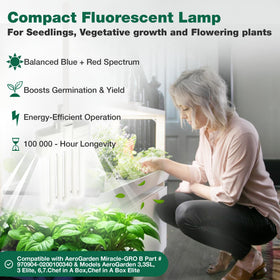 Think Crucial fluorescent-garden-light-compat supports natural-spectrum illumination for stronger growth