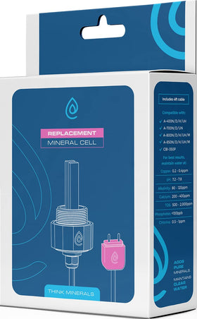 Think Minerals ClearBlue ionizer premium cell label and markings for proper identification.